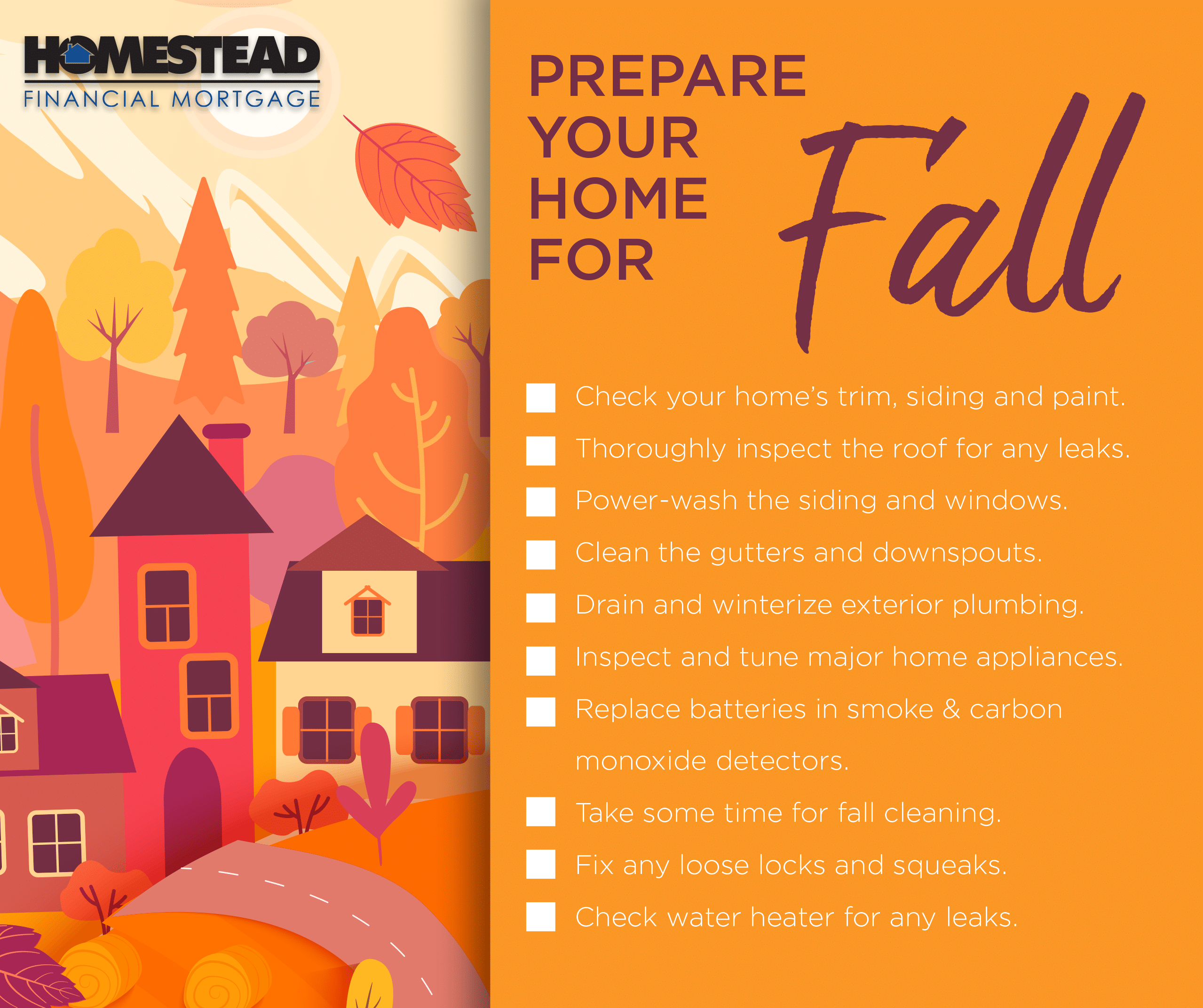 fall maintance checklist